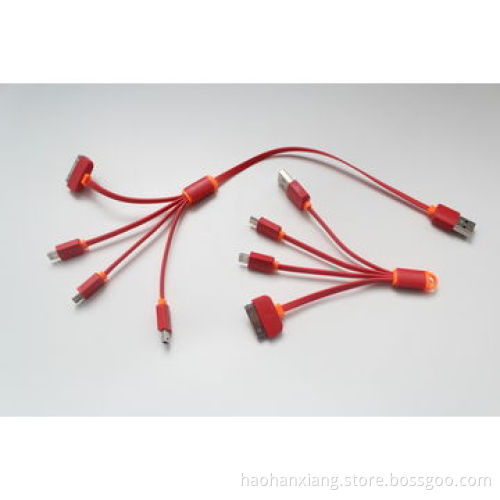 4-in-1 USB Cable with LED Lighting